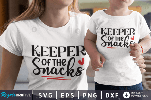 FREE Keeper of the Snacks SVG: Graphics for Crafts