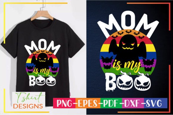Mom is My Boo SVG: Graphics for Crafts & Branding