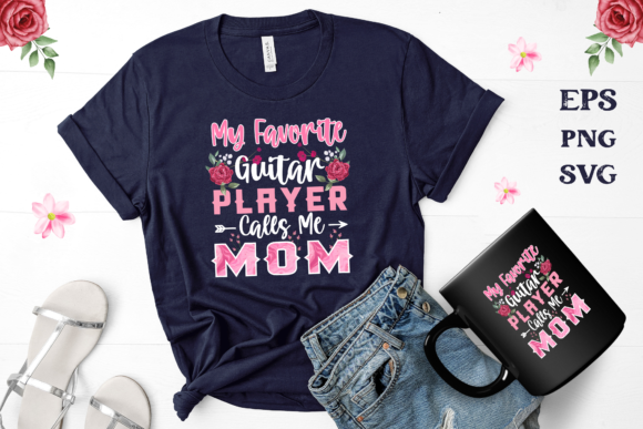 My Favorite Guitar Player Calls Me Mom, Graphics and Crafts