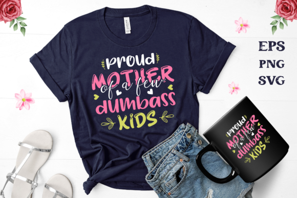 Proud Mother Graphics for Crafts Branding