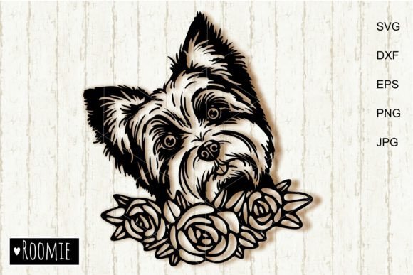 Yorkshire Terrier with Flowers: A Designer's Stitch Review
